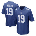 Punc NY.Giants #19 Jameis Winston Player Royal Home Game Stitched Jerseys