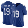 Punc NY.Giants #19 Jameis Winston Player Royal Limited Vapor F.U.S.E. Home Game Stitched Jerseys