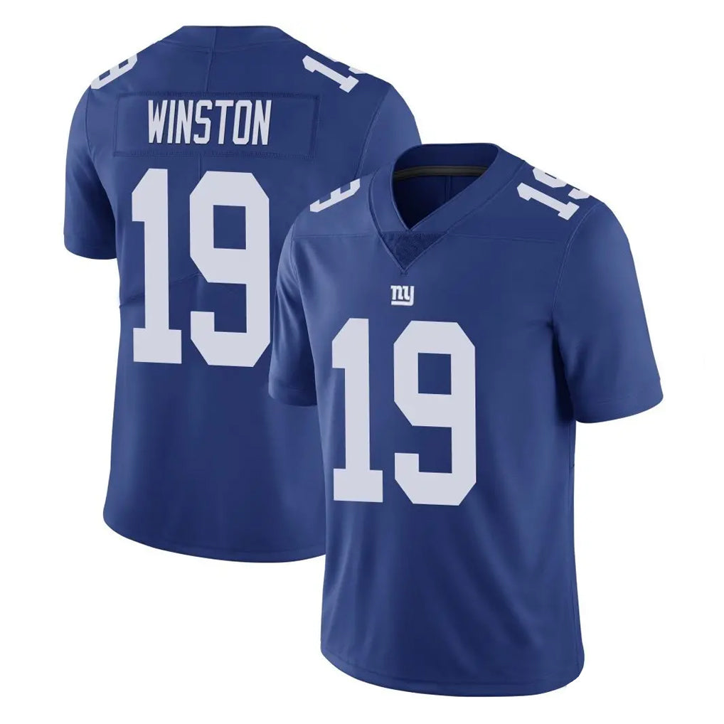 Punc NY.Giants #19 Jameis Winston Player Royal Limited Vapor Untouchable Home Game Stitched Jerseys