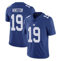 Punc NY.Giants #19 Jameis Winston Player Royal Limited Vapor Untouchable Home Game Stitched Jerseys