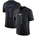 Punc NY.Giants #1 Malik Nabers Player Limited Black Impact Stitched Jerseys