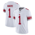 Punc NY.Giants #1 Malik Nabers Player White Limited Vapor Untouchable Home Game Stitched Jerseys