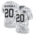 Punc NY.Giants #20 Greg Newsome II Player Arctic Camo Salute To Service Limited Game Stitched Jerseys