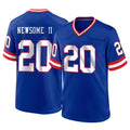 Punc NY.Giants #20 Greg Newsome II Player Royal Classic Home Game Stitched Jerseys