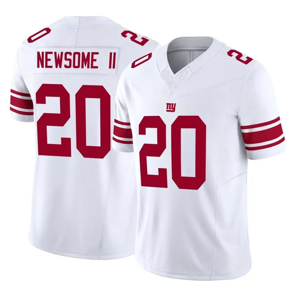 Punc NY.Giants #20 Greg Newsome II Player White Limited Vapor F.U.S.E. Home Game Stitched Jerseys