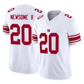 Punc NY.Giants #20 Greg Newsome II Player White Limited Vapor F.U.S.E. Home Game Stitched Jerseys