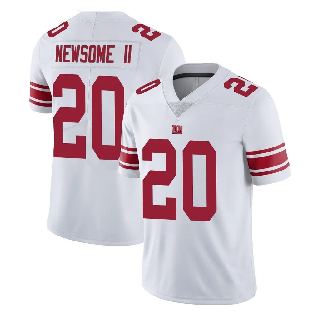 Punc NY.Giants #20 Greg Newsome II Player White Limited Vapor Untouchable Home Game Stitched Jerseys