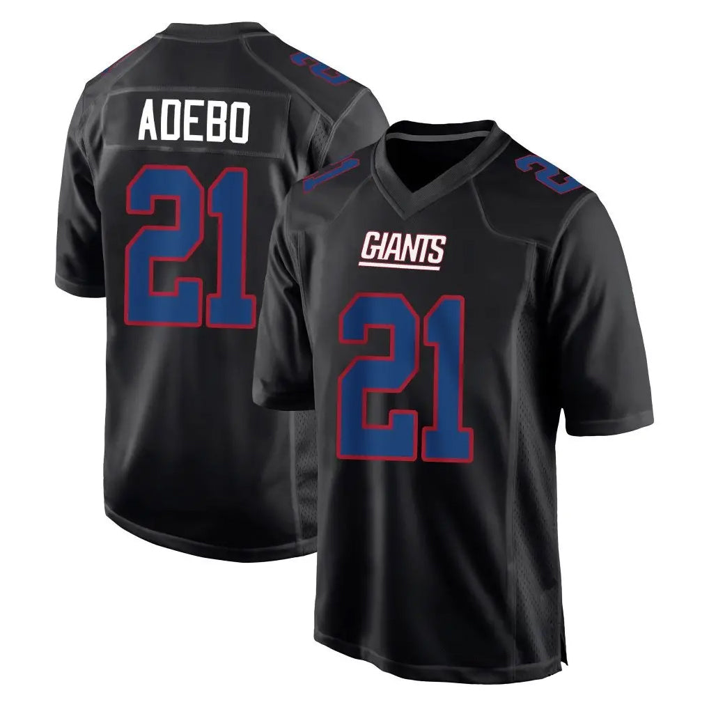 Punc NY.Giants #21 Paulson Adebo Player Carbon Fashion Limited Home Game Stitched Jerseys