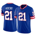 Punc NY.Giants #21 Paulson Adebo Player Royal Classic Vapor Home Game Stitched Jerseys