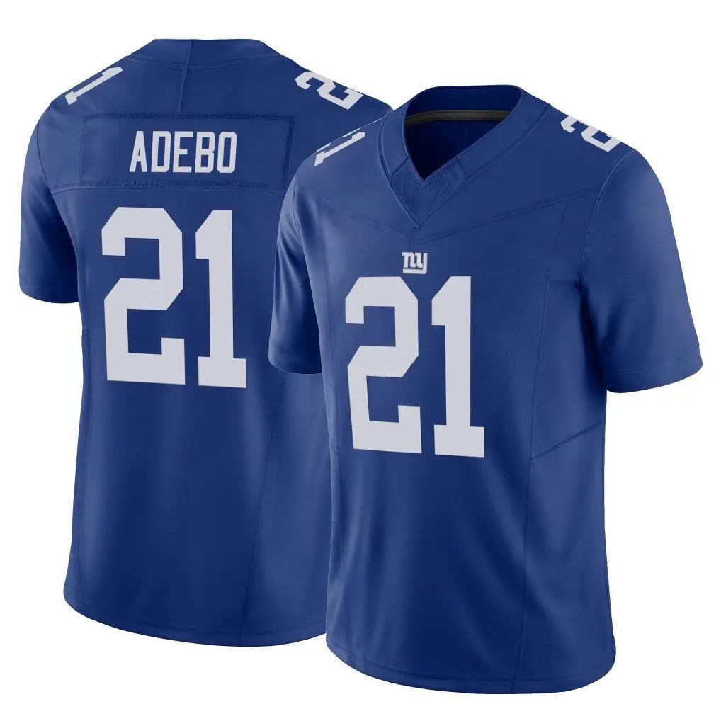 Punc NY.Giants #21 Paulson Adebo Player Royal Limited Vapor F.U.S.E. Home Game Stitched Jerseys