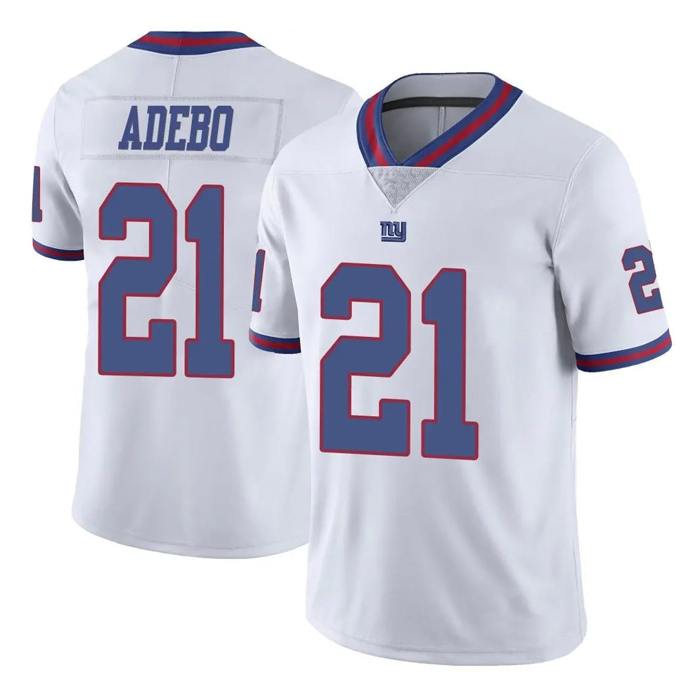 Punc NY.Giants #21 Paulson Adebo Player White Color Rush Home Game Stitched Jerseys