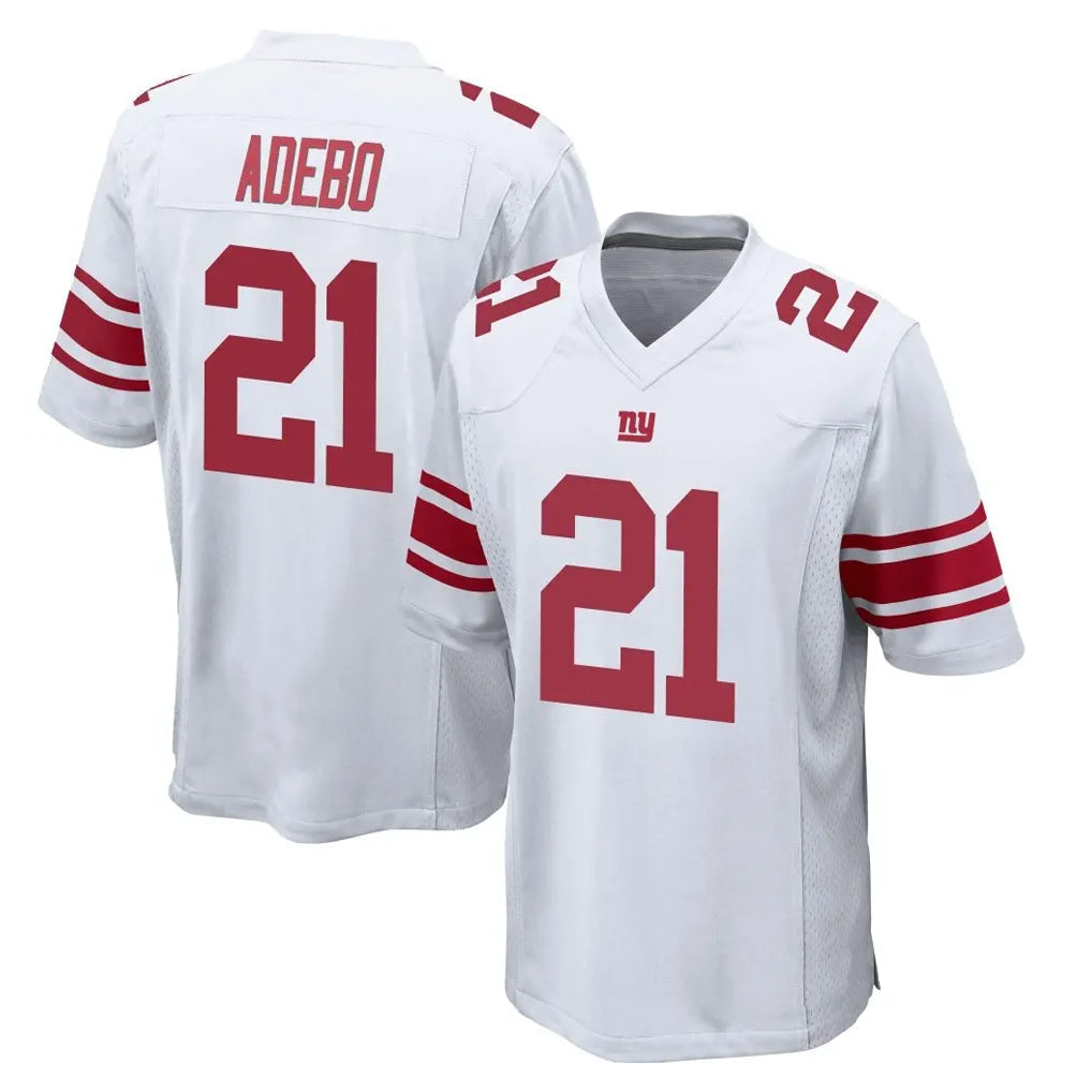 Punc NY.Giants #21 Paulson Adebo Player White Home Game Stitched Jerseys