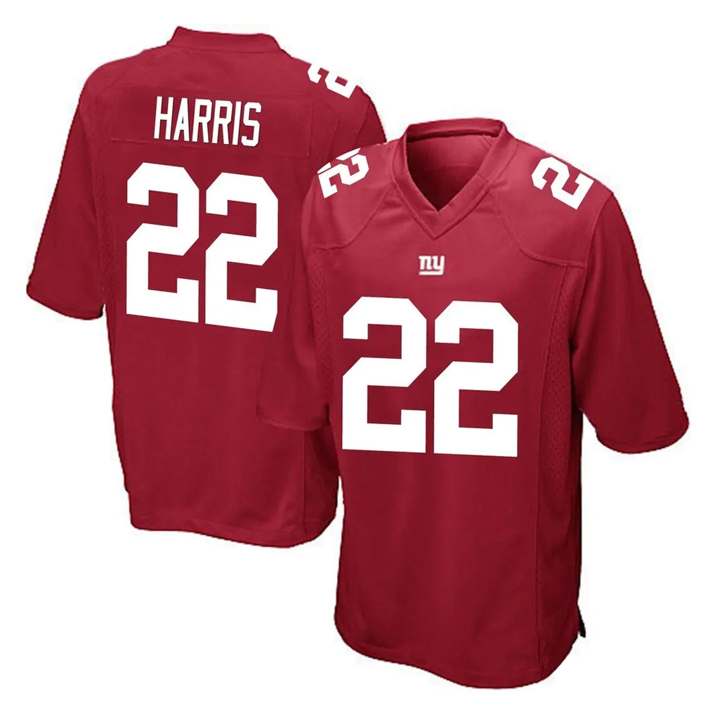 Punc NY.Giants #22 Najee Harris Player Red Home Game Stitched Jerseys