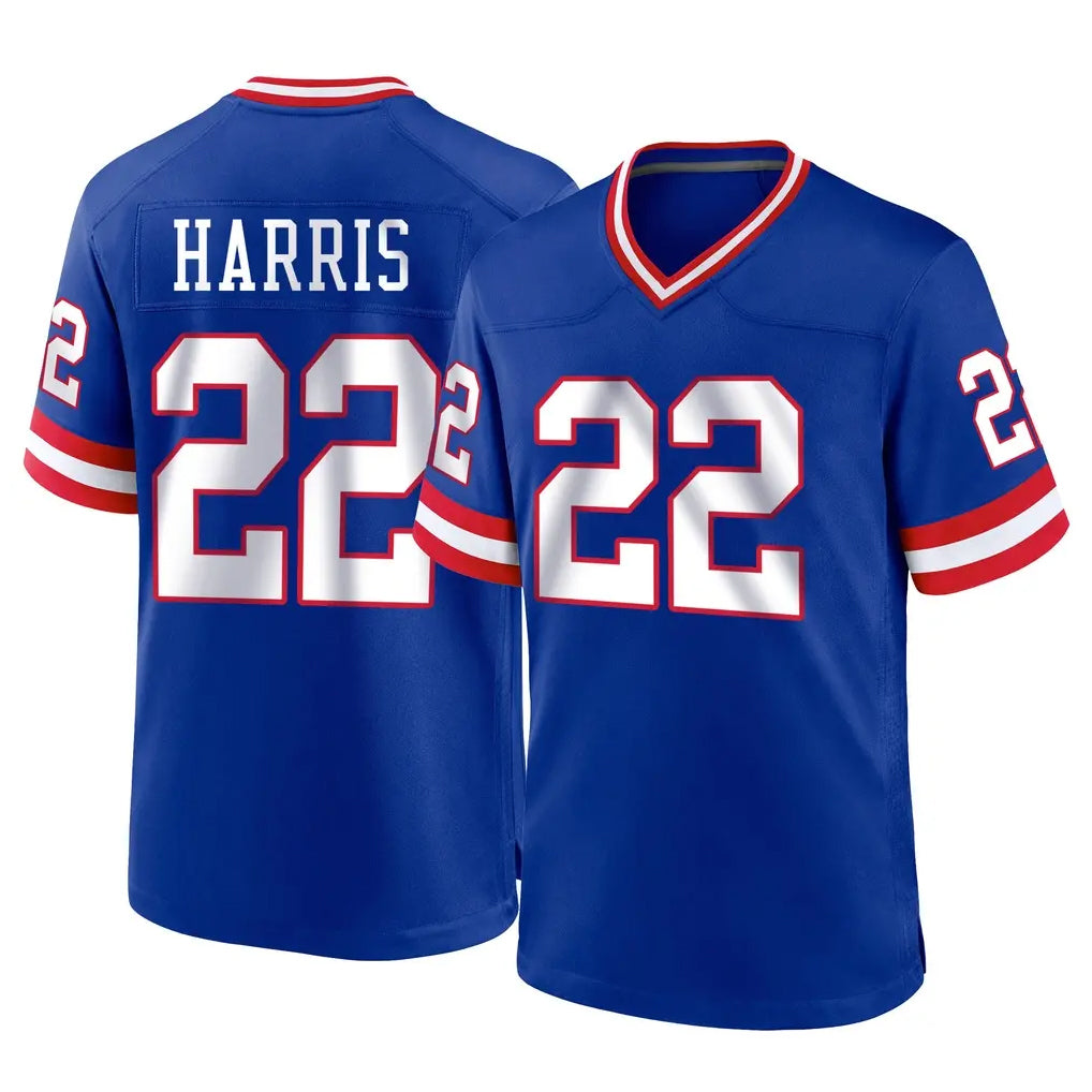 Punc NY.Giants #22 Najee Harris Player Royal Classic Home Game Stitched Jerseys