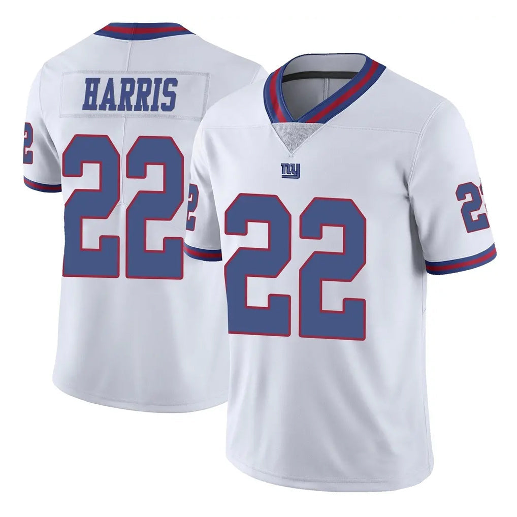 Punc NY.Giants #22 Najee Harris Player White Color Rush Home Game Stitched Jerseys