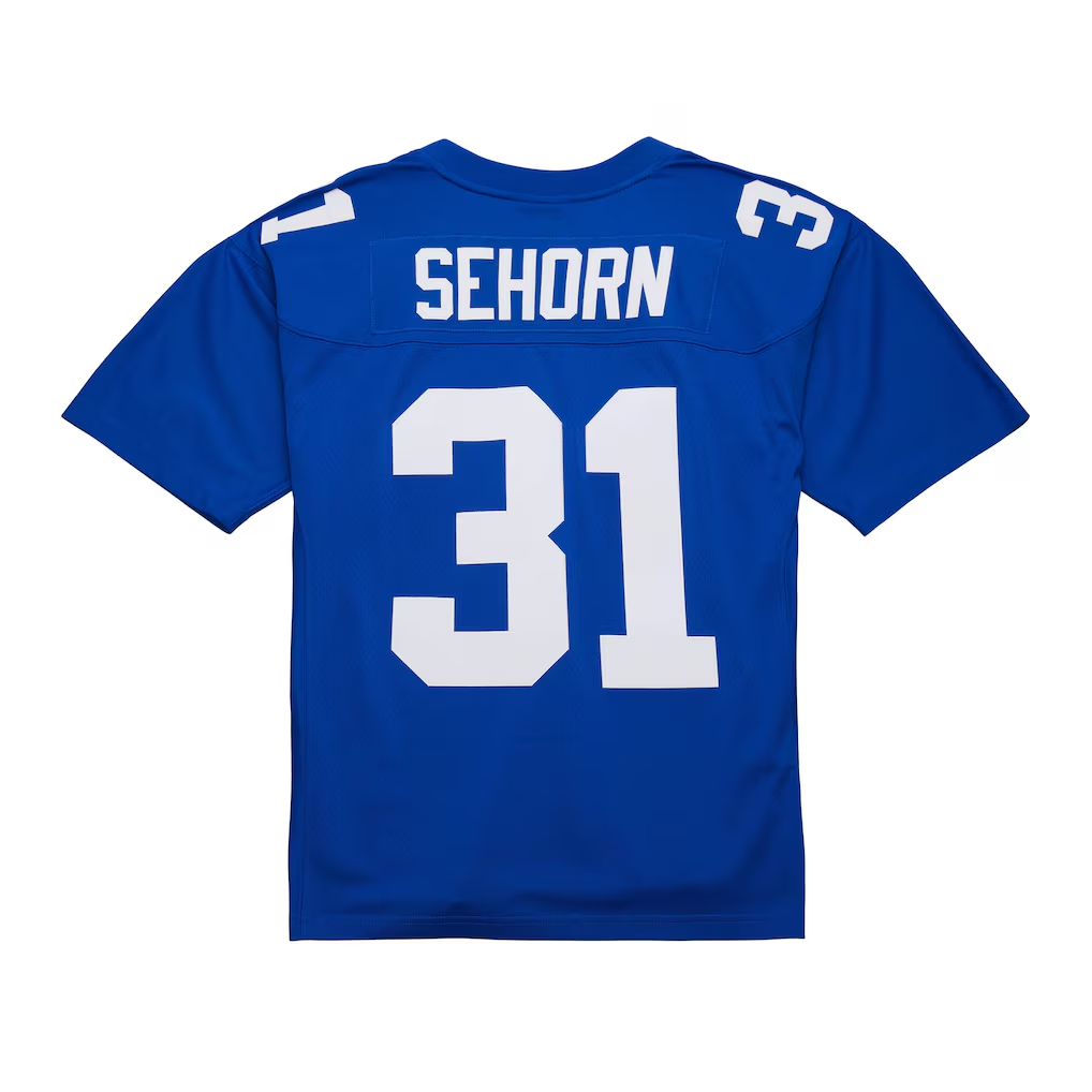 Punc NY.Giants #31 Jason Sehorn Mitchell & Ness Royal 2000 Legacy Replica Jersey