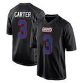 Punc NY.Giants #3 Abdul Carter Player Carbon Fashion Limited Home Game Stitched Jerseys