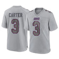Punc NY.Giants #3 Abdul Carter Player Gray Atmosphere Fashion Limited Game Stitched Jerseys