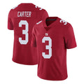 Punc NY.Giants #3 Abdul Carter Player Red Limited Vapor Untouchable Home Game Stitched Jerseys
