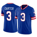 Punc NY.Giants #3 Abdul Carter Player Royal Classic Vapor Home Game Stitched Jerseys