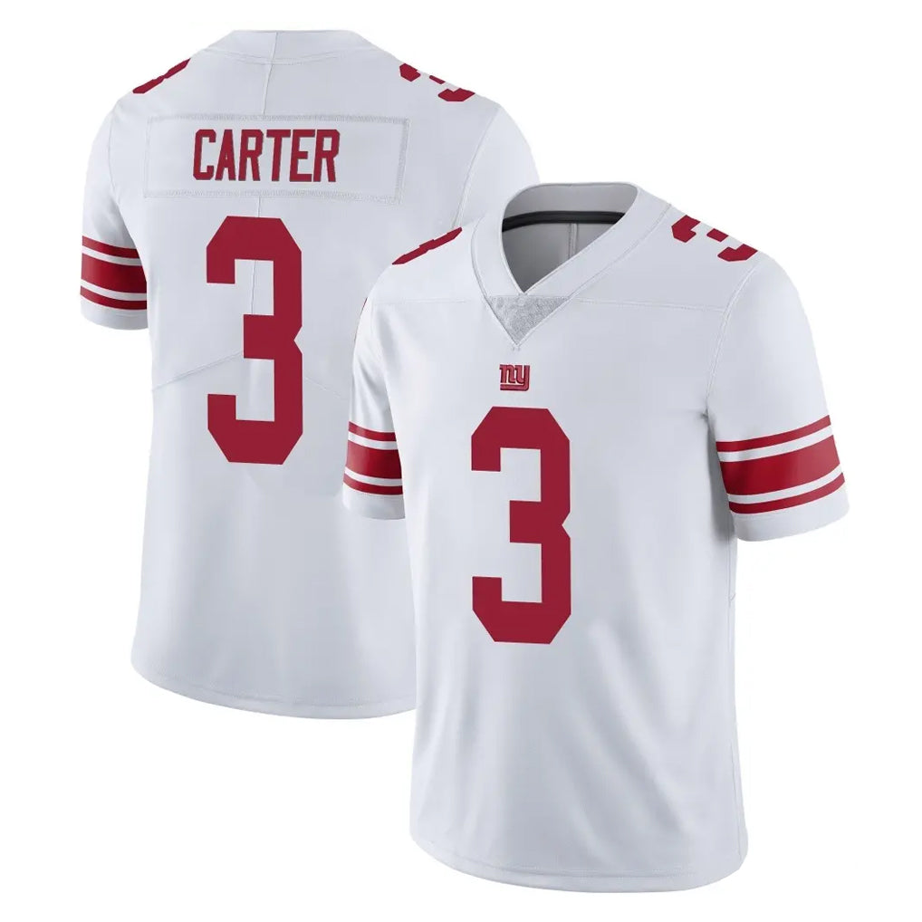 Punc NY.Giants #3 Abdul Carter Player White Limited Vapor Untouchable Home Game Stitched Jerseys