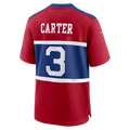 Punc NY.Giants #3 Abdul Carter Red Alternate Game Stitched Jerseys