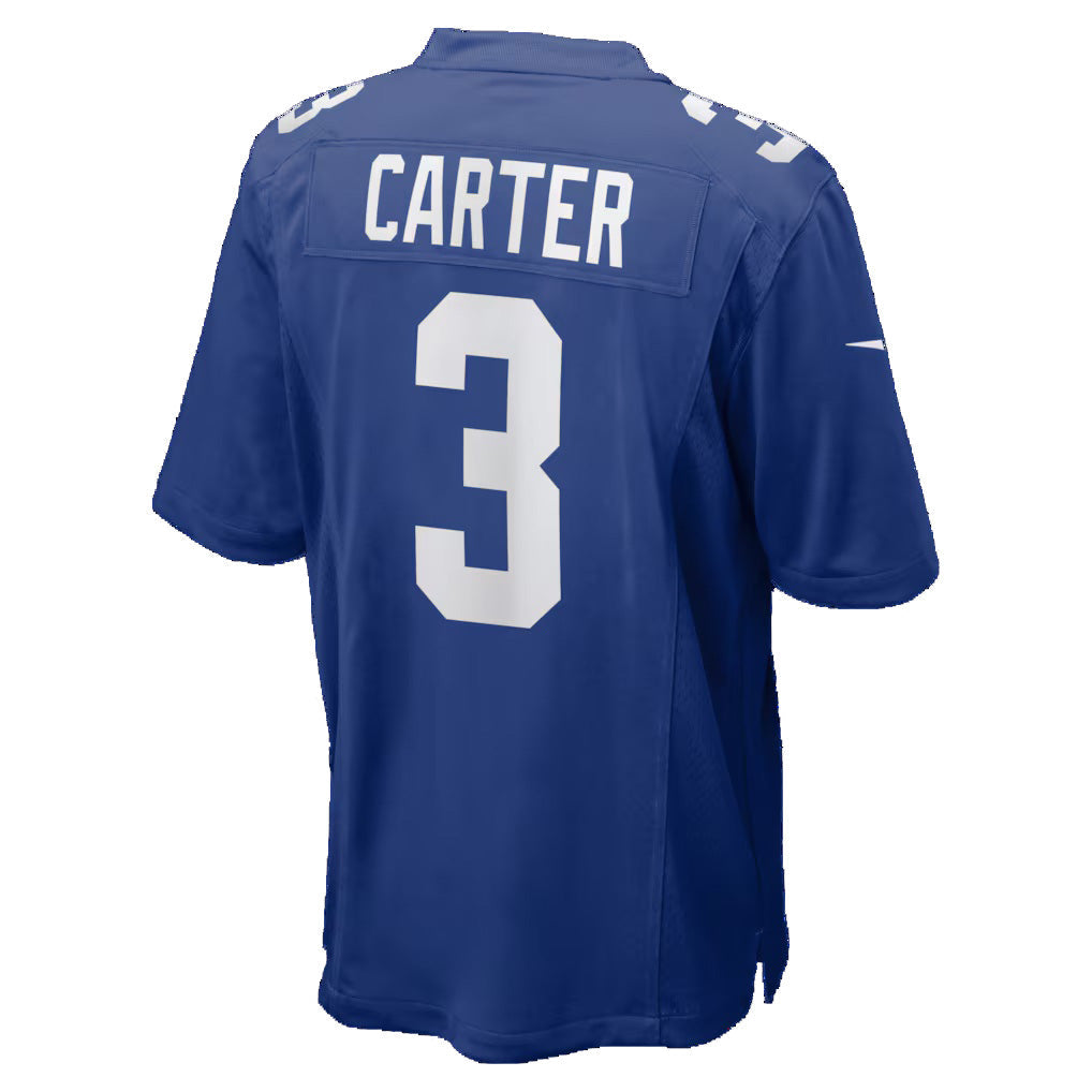 Punc NY.Giants #3 Abdul Carter Royal Team Game Stitched Jerseys