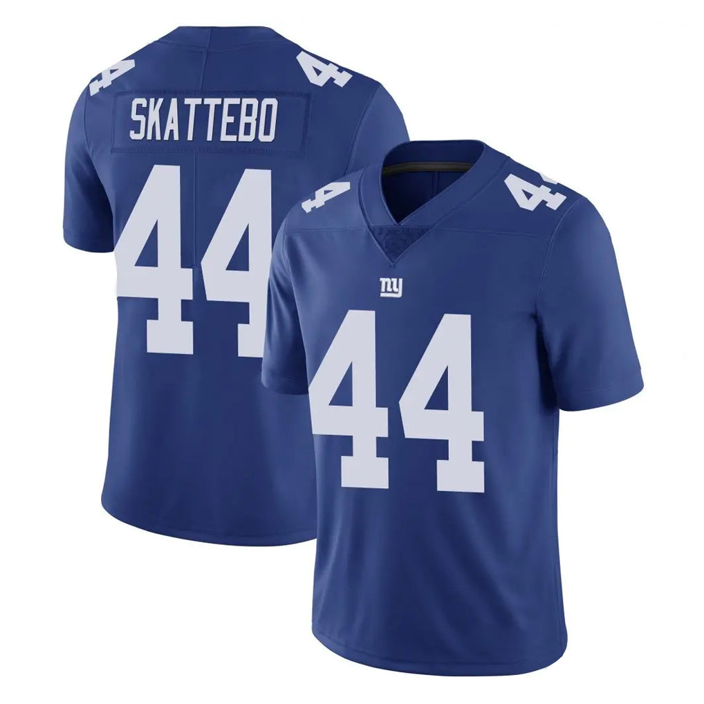 Punc NY.Giants #44 Cam Skattebo Player Royal Limited Vapor Untouchable Home Game Stitched Jerseys