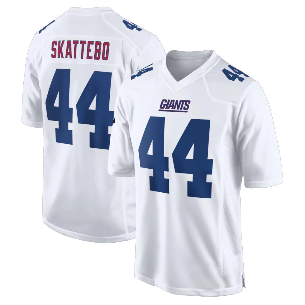 Punc NY.Giants #44 Cam Skattebo Player White Fashion Limited Home Game Stitched Jerseys