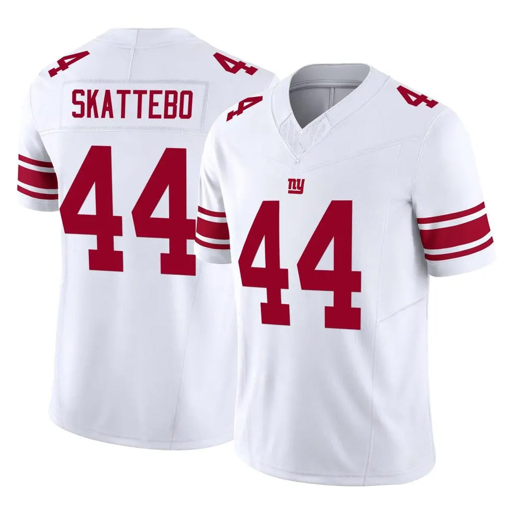 Punc NY.Giants #44 Cam Skattebo Player White Limited Vapor F.U.S.E. Home Game Stitched Jerseys