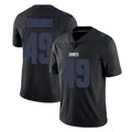 Punc NY.Giants #49 Tremaine Edmunds Player Black Impact Limited Home Game Stitched Jerseys