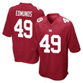Punc NY.Giants #49 Tremaine Edmunds Player Red Home Game Stitched Jerseys