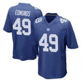 Punc NY.Giants #49 Tremaine Edmunds Player Royal Home Game Stitched Jerseys