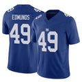 Punc NY.Giants #49 Tremaine Edmunds Player Royal Limited Vapor F.U.S.E. Home Game Stitched Jerseys