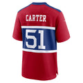 Punc NY.Giants #51 Abdul Carter Player Red Home Game Stitched Jerseys
