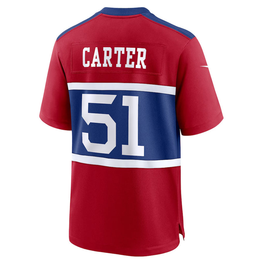 Punc NY.Giants #51 Abdul Carter Player Red Home Game Stitched Jerseys