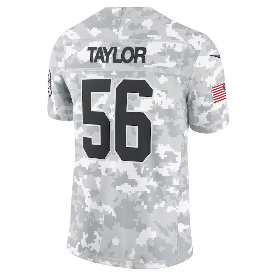 Punc NY.Giants #56 Lawrence Taylor Arctic Camo 2024 Salute to Service Retired Player Limited Stitched Jerseys