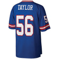 Punc NY.Giants #56 Lawrence Taylor Mitchell & Ness Royal Big & Tall Retired Player Replica Stitched Jerseys