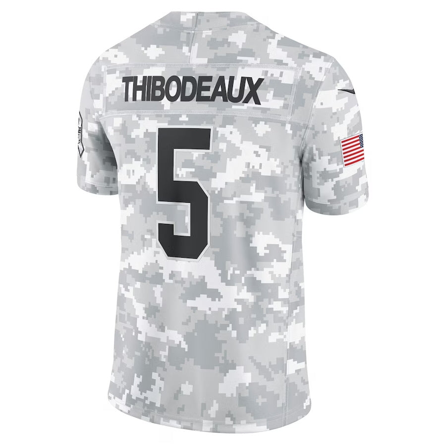 Punc NY.Giants #5 Kayvon Thibodeaux Arctic Camo 2024 Salute to Service Stitched Jerseys