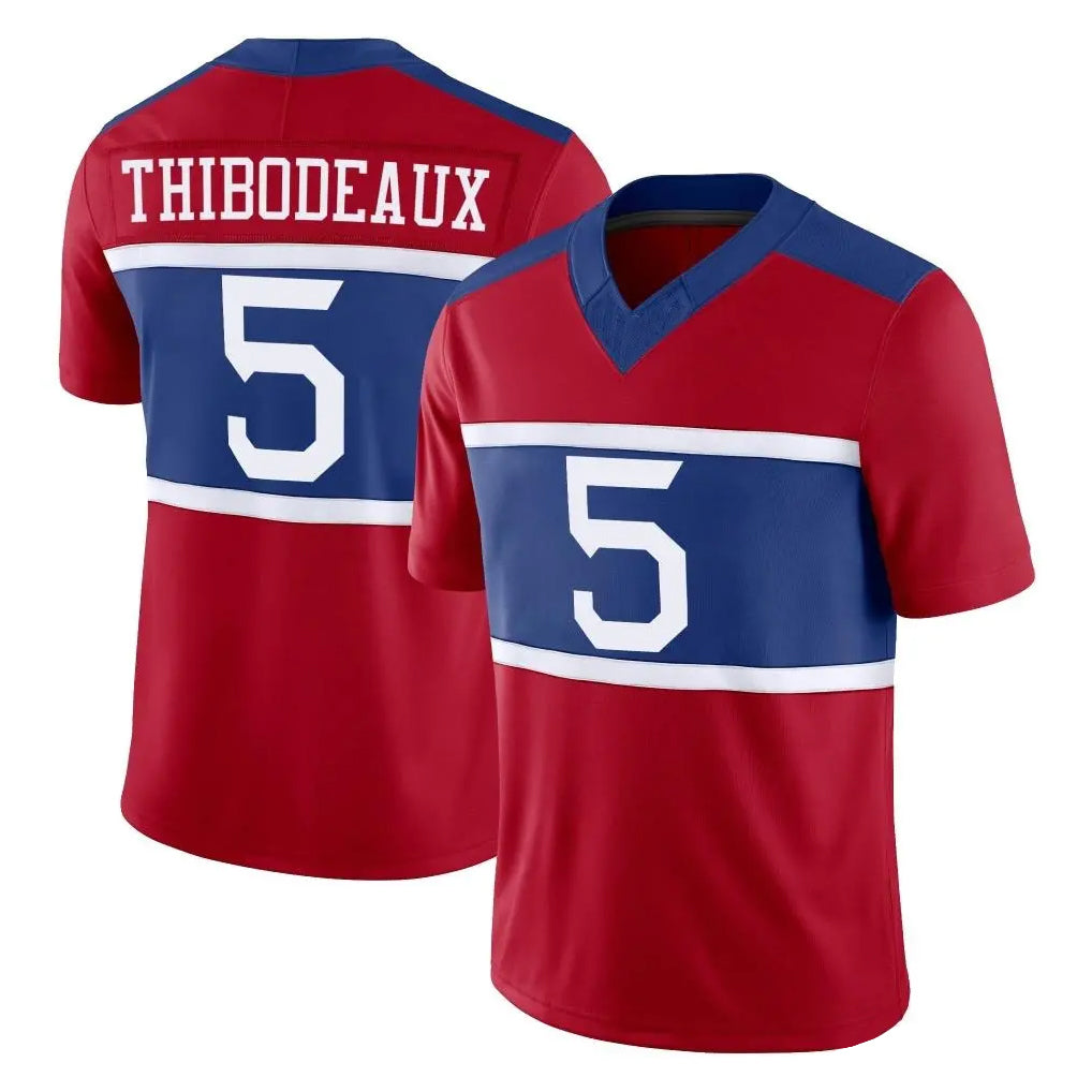 Punc NY.Giants #5 Kayvon Thibodeaux Player Red Century Vapor F.U.S.E. Home Game Stitched Jerseys