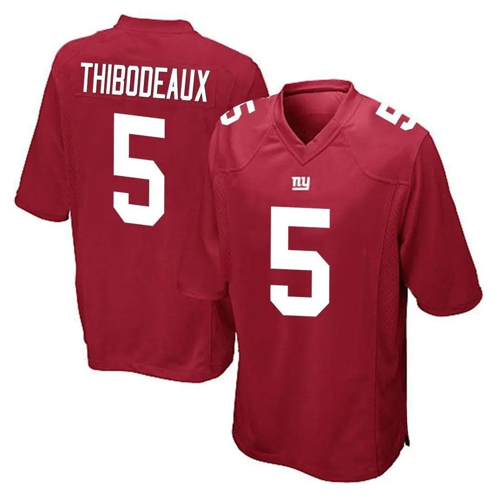 Punc NY.Giants #5 Kayvon Thibodeaux Player Red Home Game Stitched Jerseys