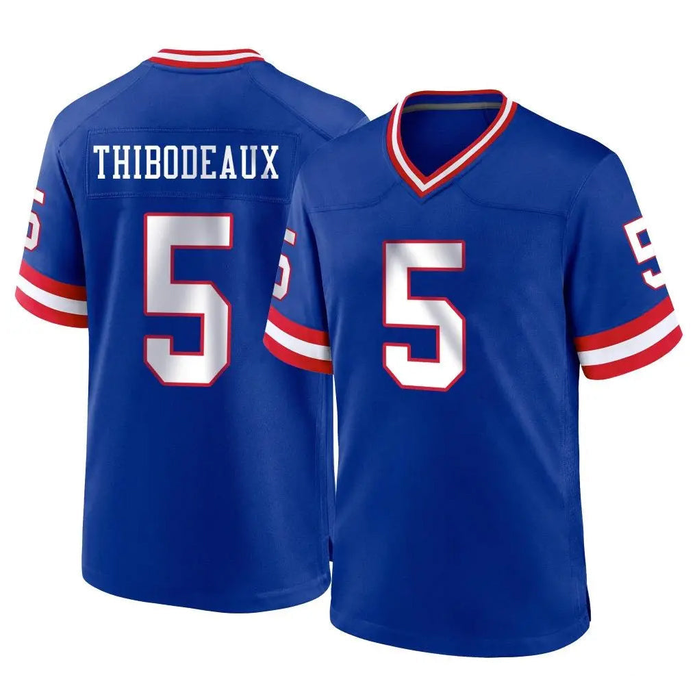 Punc NY.Giants #5 Kayvon Thibodeaux Player Royal Classic Home Game Stitched Jerseys