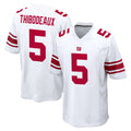 Punc NY.Giants #5 Kayvon Thibodeaux Player White Home Game Stitched Jerseys