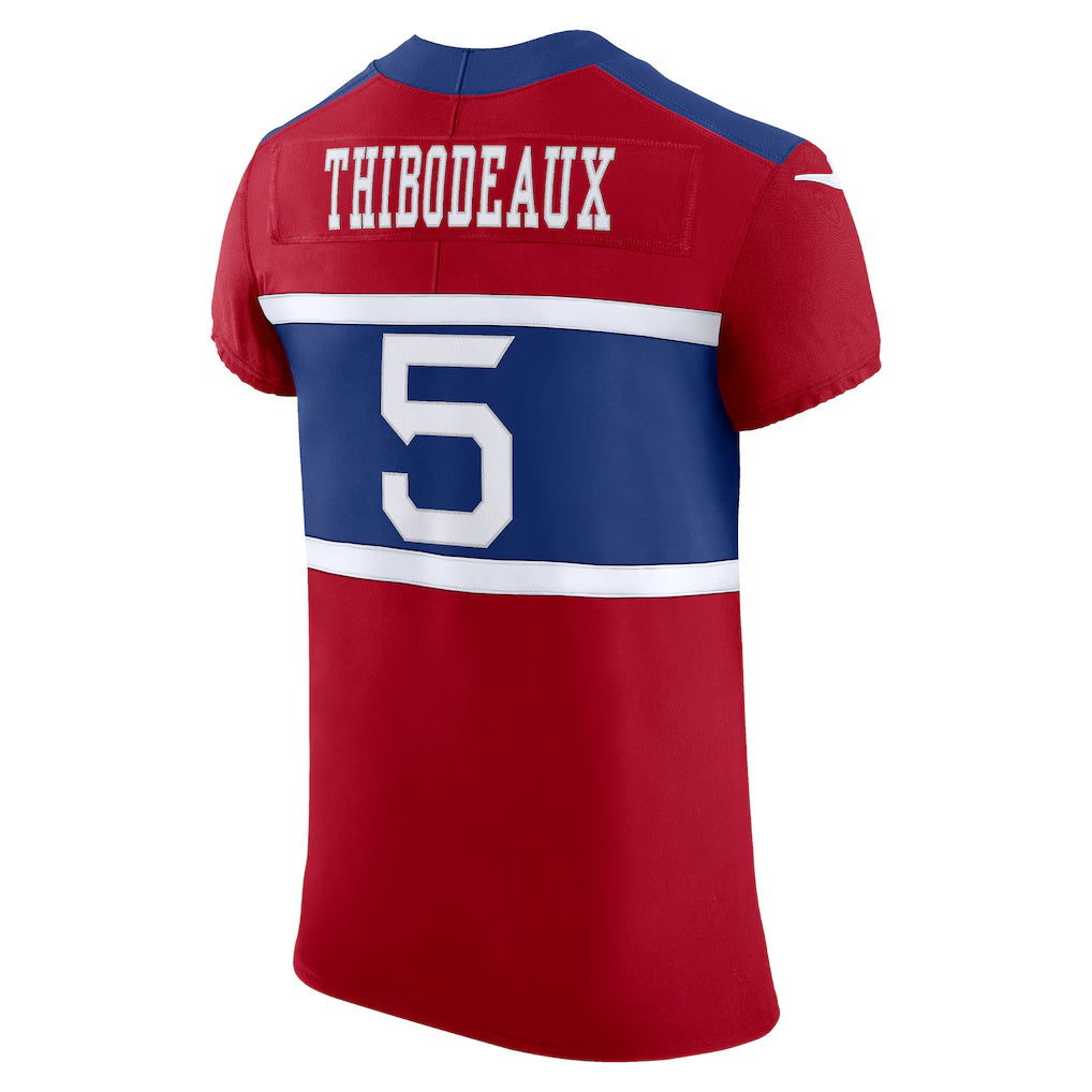 Punc NY.Giants #5 Kayvon Thibodeaux Red Vapor F.U.S.E. Elite Player Stitched Jerseys