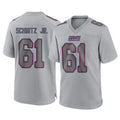 Punc NY.Giants #61 John Michael Schmitz Jr. Player Gray Atmosphere Fashion Limited Game Stitched Jerseys