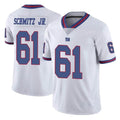 Punc NY.Giants #61 John Michael Schmitz Jr. Player White Color Rush Home Game Stitched Jerseys