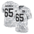 Punc NY.Giants #65 Francis Mauigoa Player Arctic Camo Salute To Service Limited Game Stitched Jerseys