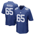 Punc NY.Giants #65 Francis Mauigoa Player Royal Home Game Stitched Jerseys
