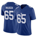 Punc NY.Giants #65 Francis Mauigoa Player Royal Limited Vapor F.U.S.E. Home Game Stitched Jerseys