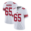 Punc NY.Giants #65 Francis Mauigoa Player White Limited Vapor Untouchable Home Game Stitched Jerseys